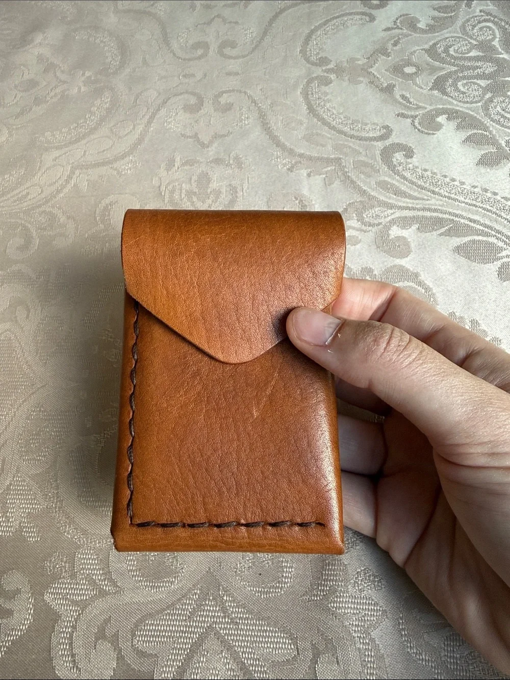 Oldis Road Oldis One Light Golden Honey Full Grain Leather Wallet